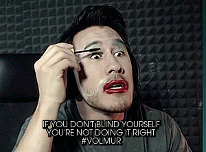 apelicano:Part three of my Markiplier Beauty and Fashion seriesMakeup Application for Gamers#Volmur  Click HERE for Sexy Make-Up Tips 