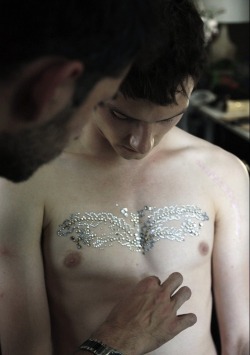 afvan:  Jacob Coupe at Backstage, Christian Lacroix Homme s/s