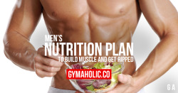 gymaaholic:  BRAND NEW ARTICLE Men’s nutrition plan to build