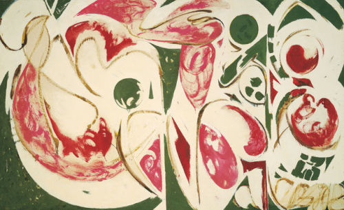 lee-krasner-art:  The Sun Woman II, 1958, Lee Krasner