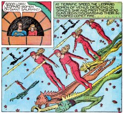 diabolikdiabolik:  Space Smith by Fletcher Hanks, Fantastic Comics