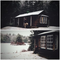 wellxworn:  spookyfoxy:  Cabin in the Woods (at North Granby,