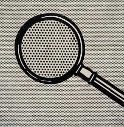 artist-lichtenstein:  Magnifying glass, 1963, Roy Lichtenstein