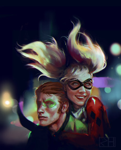 perditionxroad: The Riddler & Harley Quinn.  I’m a huge