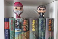 funkophotos:  Harry and Dumbledore on the german editions of