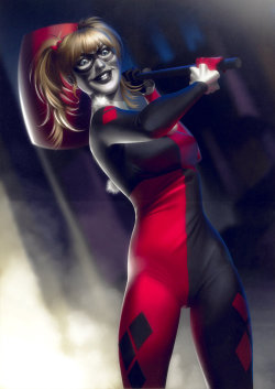 folderolsoup:  Harley Quinn by Lenadro Franci  
