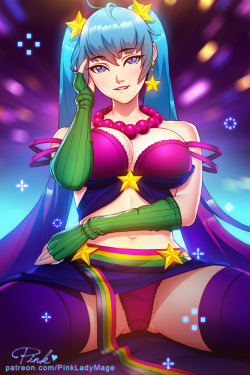 pinkladymage:  Arcade Sona, she is so cute ;; ♥  I love her