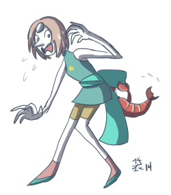 ruffcream:  I really liked the look of Pearl’s hair when its