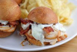 do-not-touch-my-food:  Turkey-Bacon Sliders 