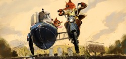 evilpainapol:  The fantastic mr. Fox concept art by Chris Appelhans