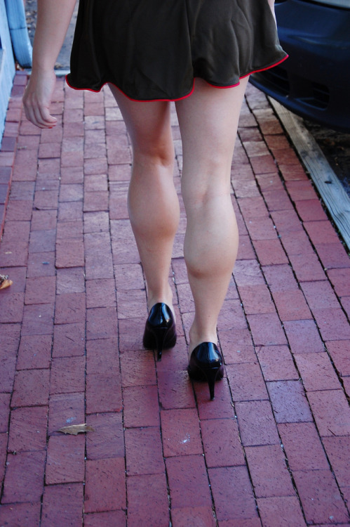 Women muscular calves