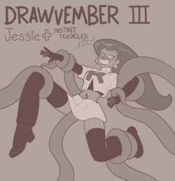 atomictikisnaughtybits: DRAWVEMBER #3 Jessie (Team Rocket) +