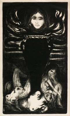 blackpaint20:    Edvard Munch - The Urn. 1896  