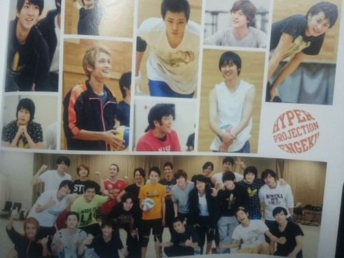 koutarouhs:  Haikyuu Stage Play photobook, pics of the last 3 pages full of adorable backstage photos. Sorry theyâ€™re pics instead of scanning but 1. I have no scanner 2. even if I had it I wouldnâ€™t spoil this treasure. 