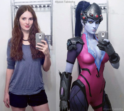 chillguydraws:  overbutts:  Widowmaker Cosplay  I thought this