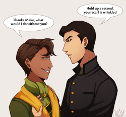 princessharumi:  I headcanon that Mako would willingly still