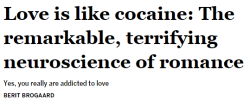 salon:  Love is literally a drug.