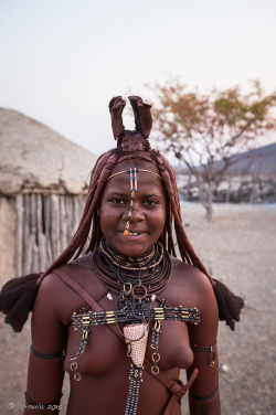   Himba woman, by Ursula   There are about 50,000 indigenous
