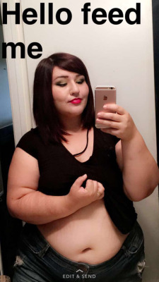 stuffingkit: Come play with me and watch me get really fat! ฮ for a lifetime membership to my snapchat! Email me for more information, questions, and requests:  kitssbbw@gmail.com  