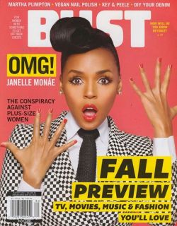 gradientlair:  afro-art-chick:  Janelle Monae | BUST Magazine (August/September