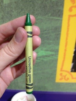 badgerofshambles:  Went to the Crayola factory today. Got creative