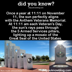 did-you-kno: did-you-kno:  Once a year at 11:11 on November 11,