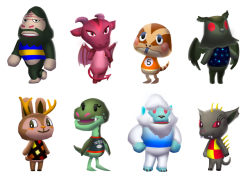 coniaii: animal crossing but with cryptids 