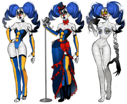 tesazombie:  Some concept art of my husbands’ clown, Twisty. 