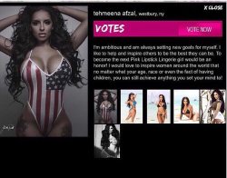 It’s time to vote! Please vote for me daily from different