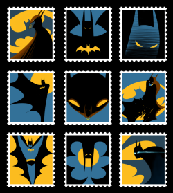 batmania:  Batman stamps Via