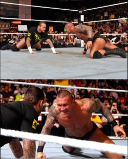 rwfan11:  Orton and CM Punk- these snakes are coiled and ready