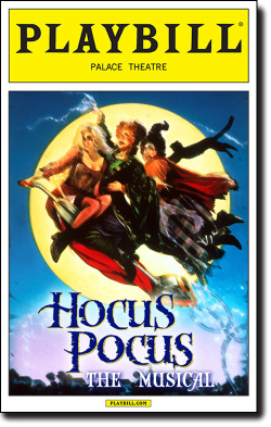 playbill:  Sing, Sisters! We Conjure a Hocus Pocus Musical Just