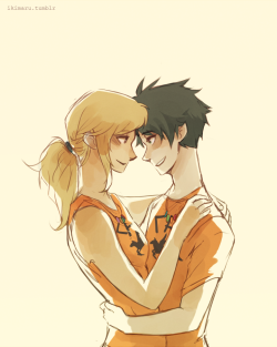 hhh people asked if I could draw some Percabeth :’))