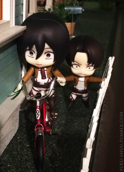  RivaMika Nendoroid Theater: Training (Wheels)  “Heichou…hel…help…!”