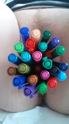 gamingqeen:25 markers inside of me :) can’t wait to expand