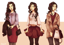 thiefofstars:  modern outfits for the bebs 💕   <3 <3