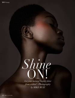 hellyeahblackmodels:  “Shine On!” - MOD Magazine Issue 6