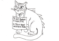 knightinshiningsemtex:  Have a Cat-shamed Khoshekh, being an