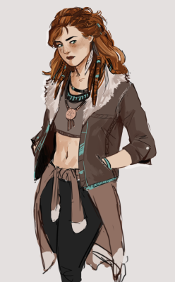 lesly-oh:I’ve been looking at too many concept arts for Aloy,