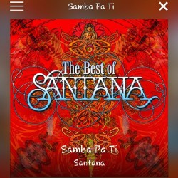 Not feeling too good. Jamming out to some #Santana #SambaPaTi