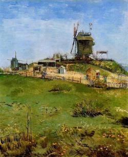 artist-vangogh:  Le Moulin de la Gallette, Vincent van GoghMedium: