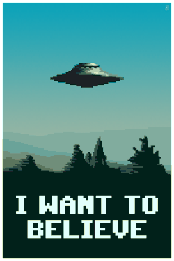 mazeon:  I Want To Believe Shown at 400 percent. 