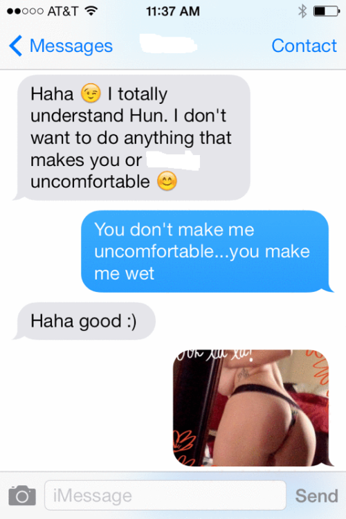 hotwifeamanda:  screenshot from hotwifes conversation with fwb #hotwifetext 