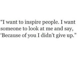 Inspiration and Motivation