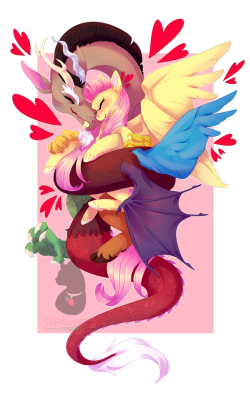 strawberryoverlordart:  Ah I love these two! I love that Discord
