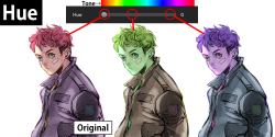 medibangpaint:  We added a new tutorial for Hue, Saturation and