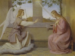loumargi:  Ernst Deger (1809-1885)Annunciation 