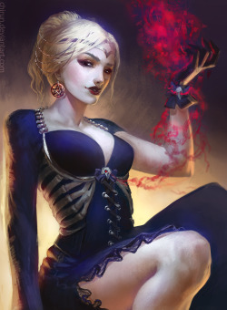 chirun-i:  On deviantart:  Bone Maiden   Commission, character