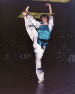 gutsanduppercuts:  A rare photo of a young Cynthia Rothrock at