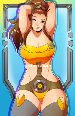 redrabbu:Brigitte print for A-kon and Metrocon!Will be available